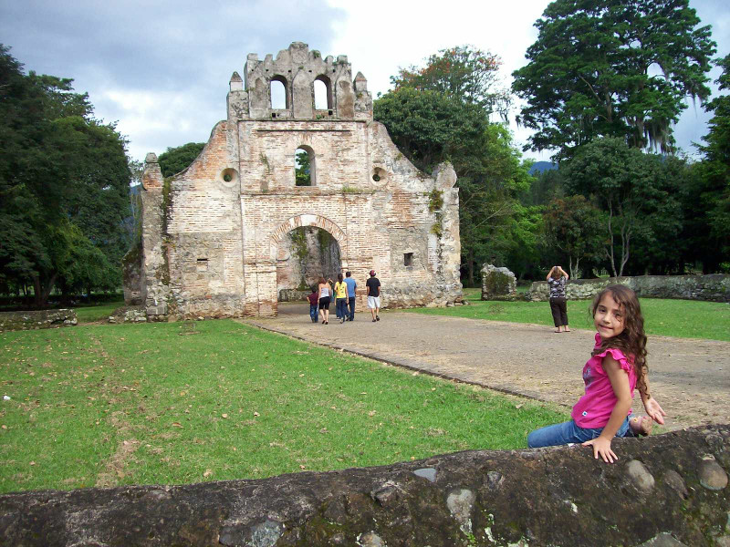 church ruins in Costa Rica